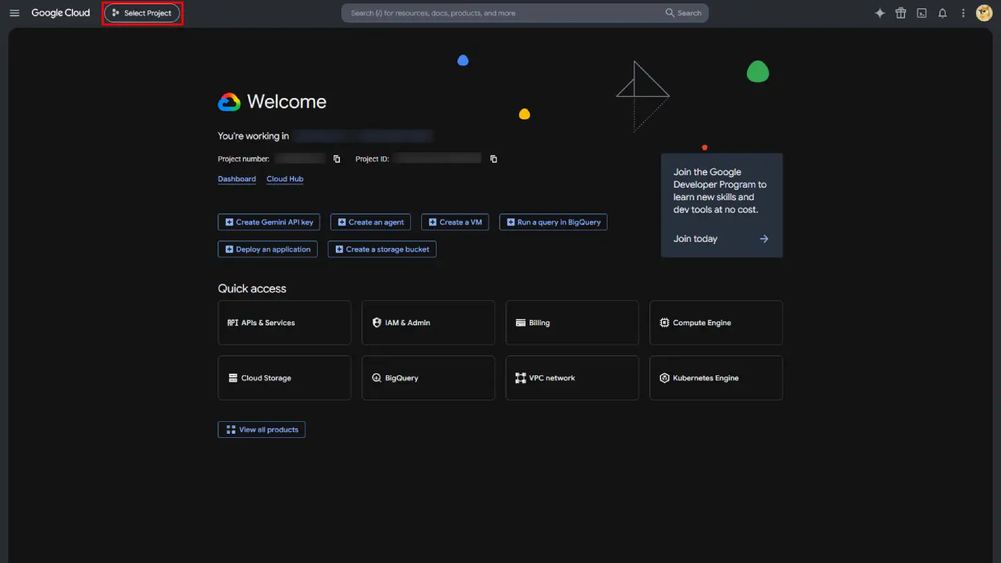 Google Apps Console Dashboard
