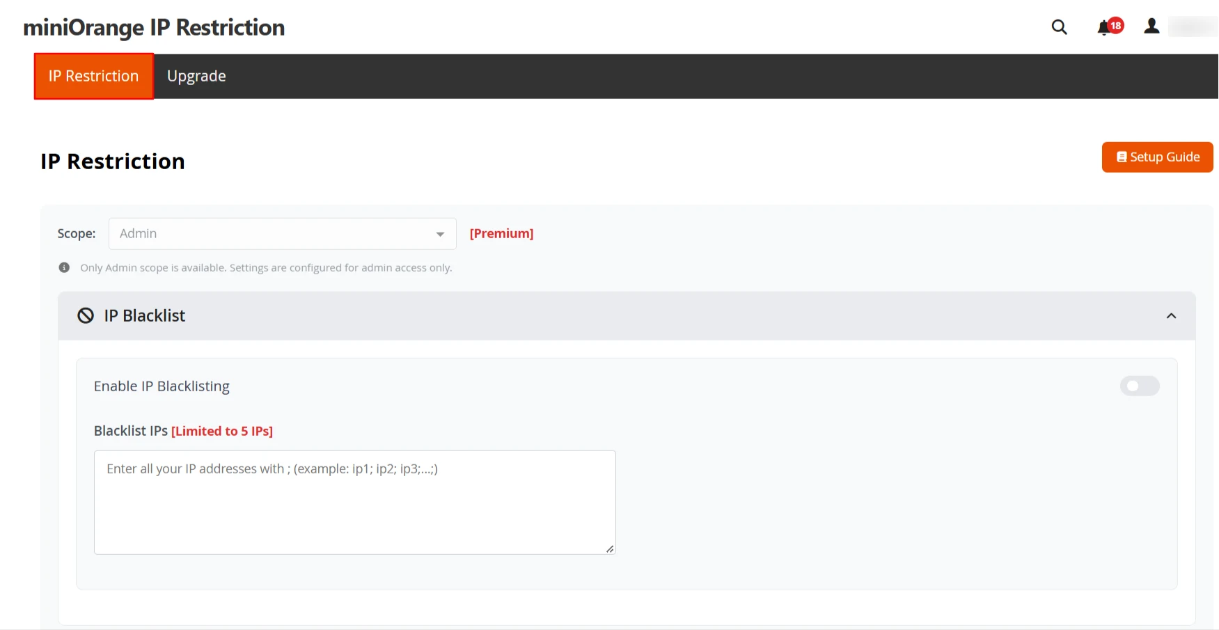 Magento 2 IP Restriction | IP Blacklist panel