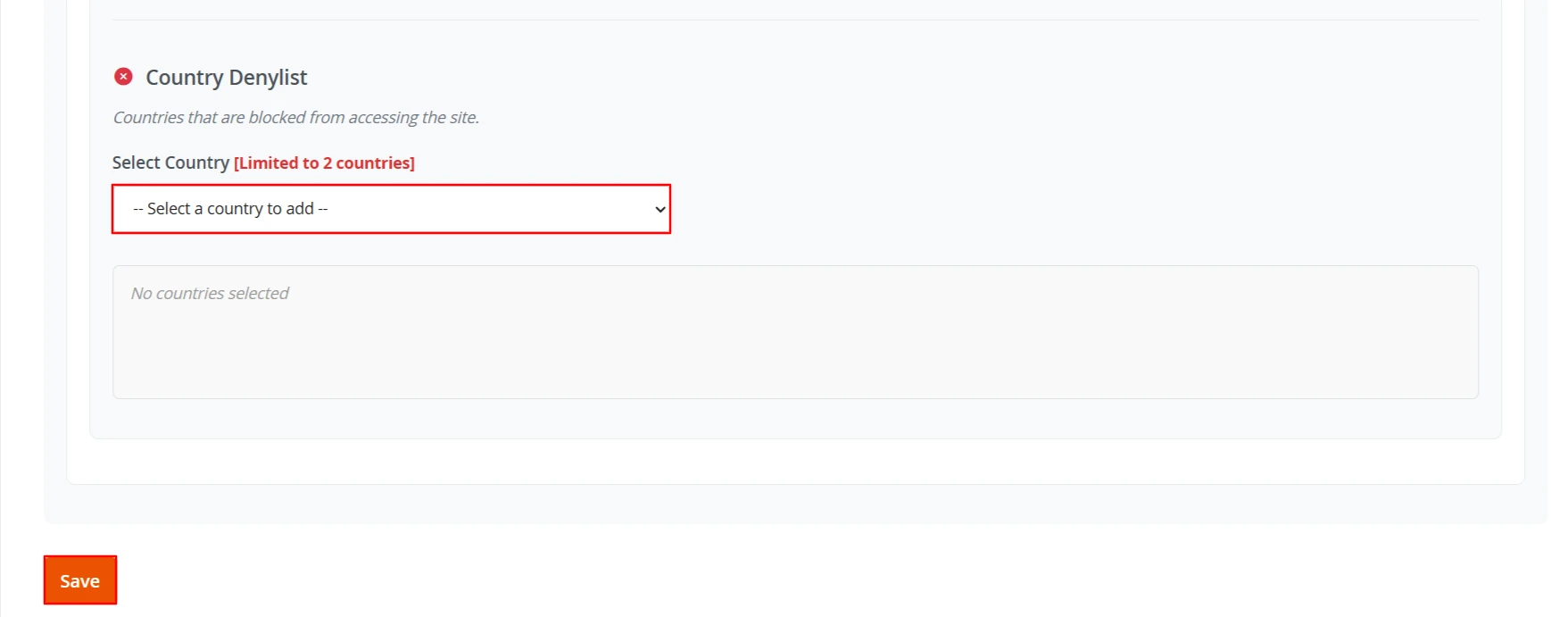 Magento IP Restriction | Country Denylist
