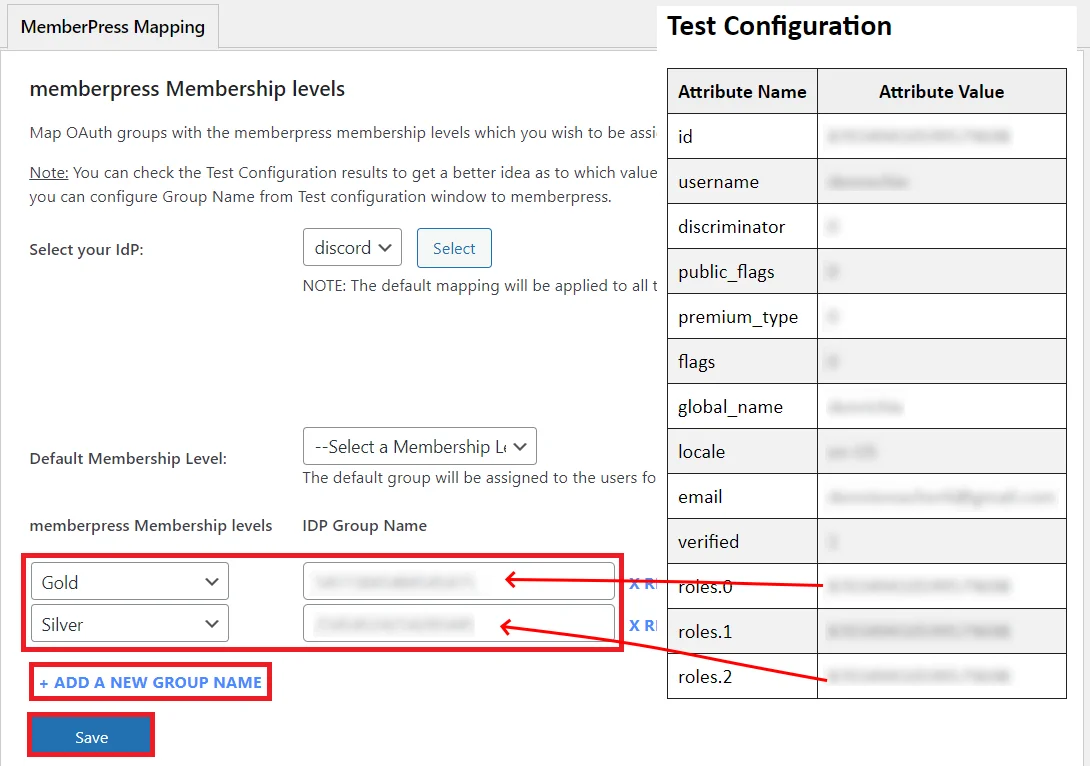 MemberPress Integrator for WordPress - Configure Membership
