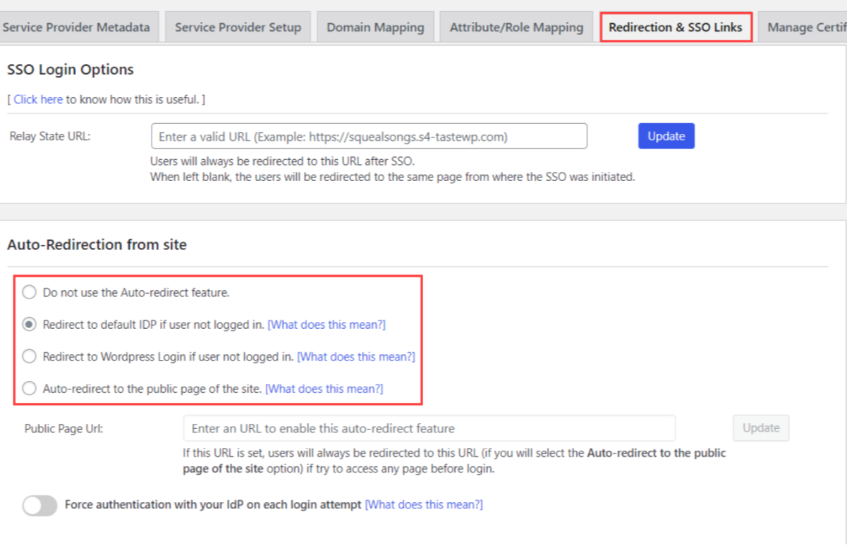 IP Whitelisting for WordPress - Redirection Option
