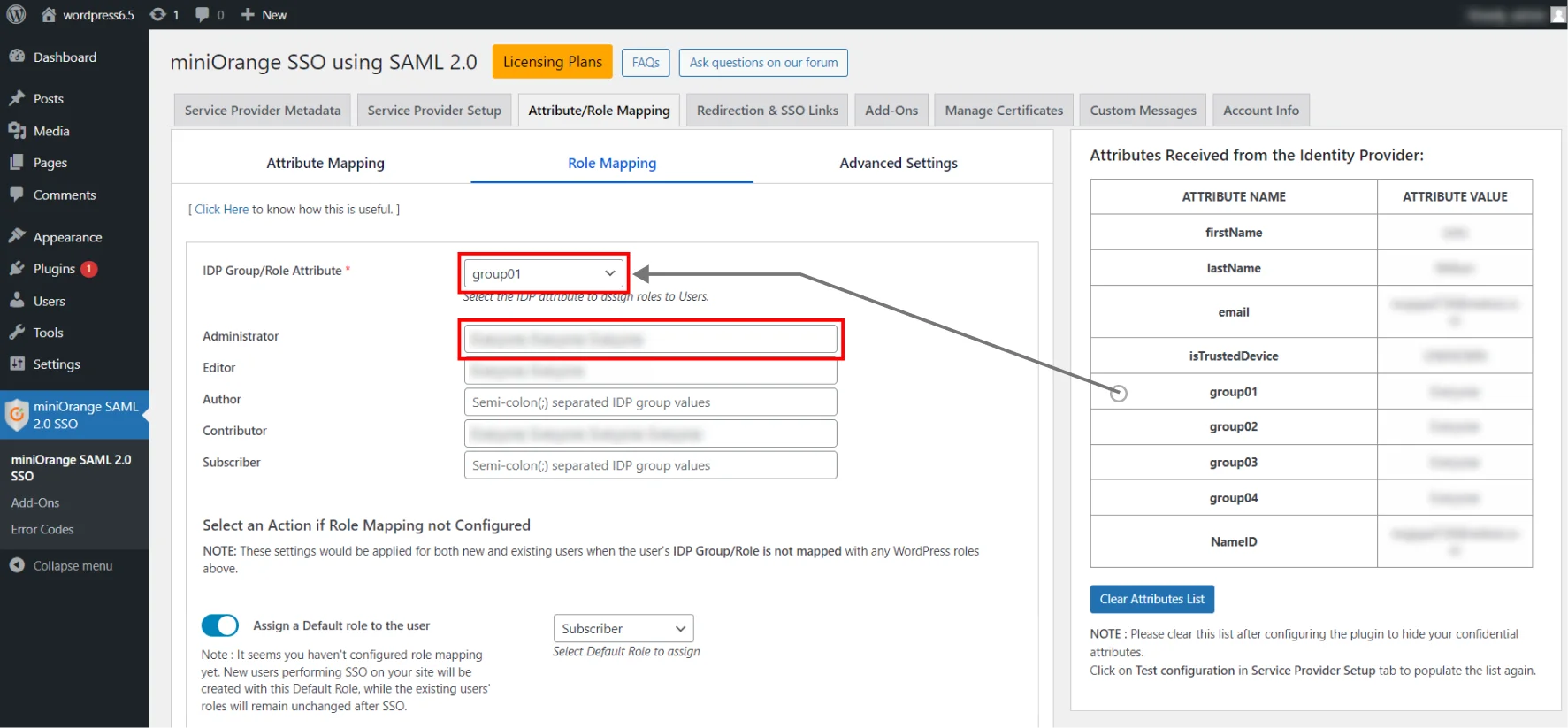 LearnDash Integration with WordPress - Select IDP from Dropdown