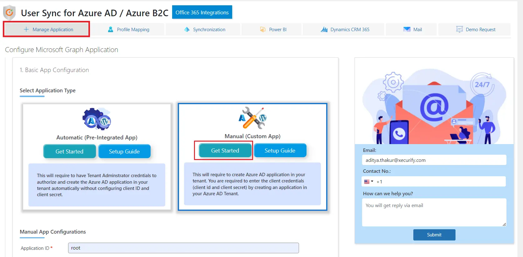 Configure Microsoft Graph API for Azure AD and Office 365 - Manageapp