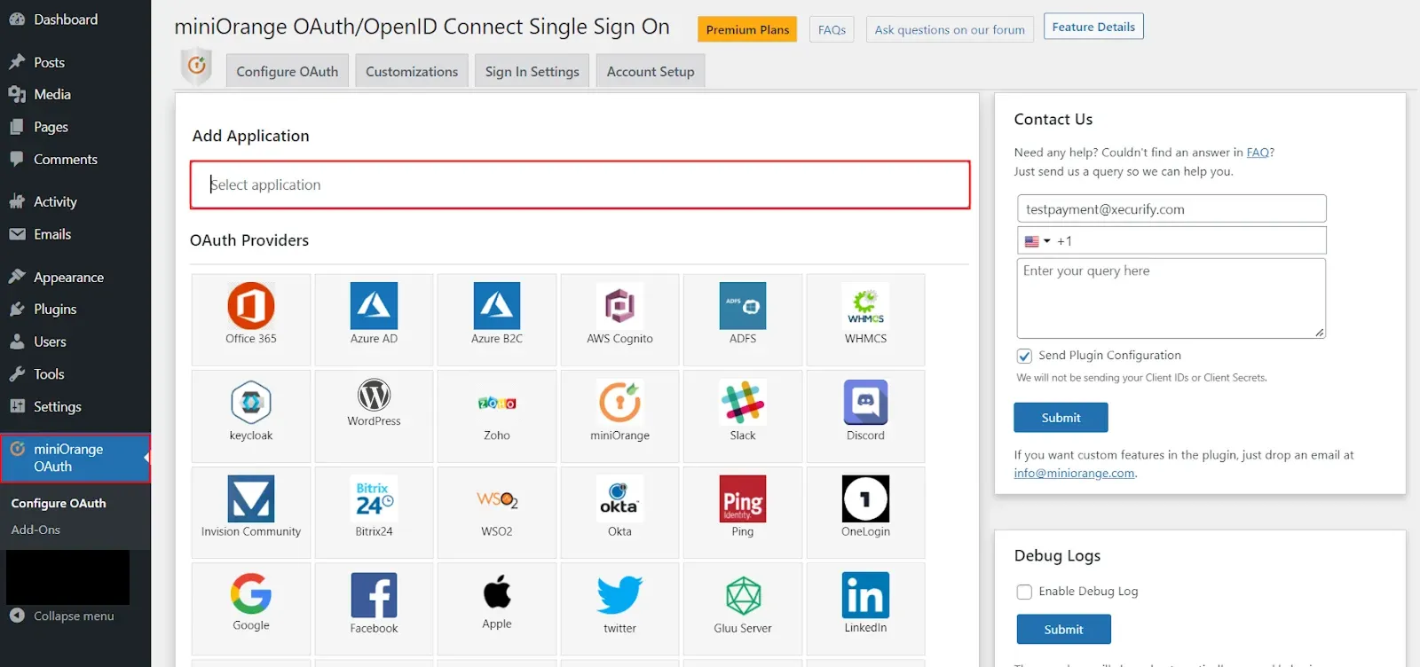 attribute base login Addon OAuth Client Single Sign On (SSO)