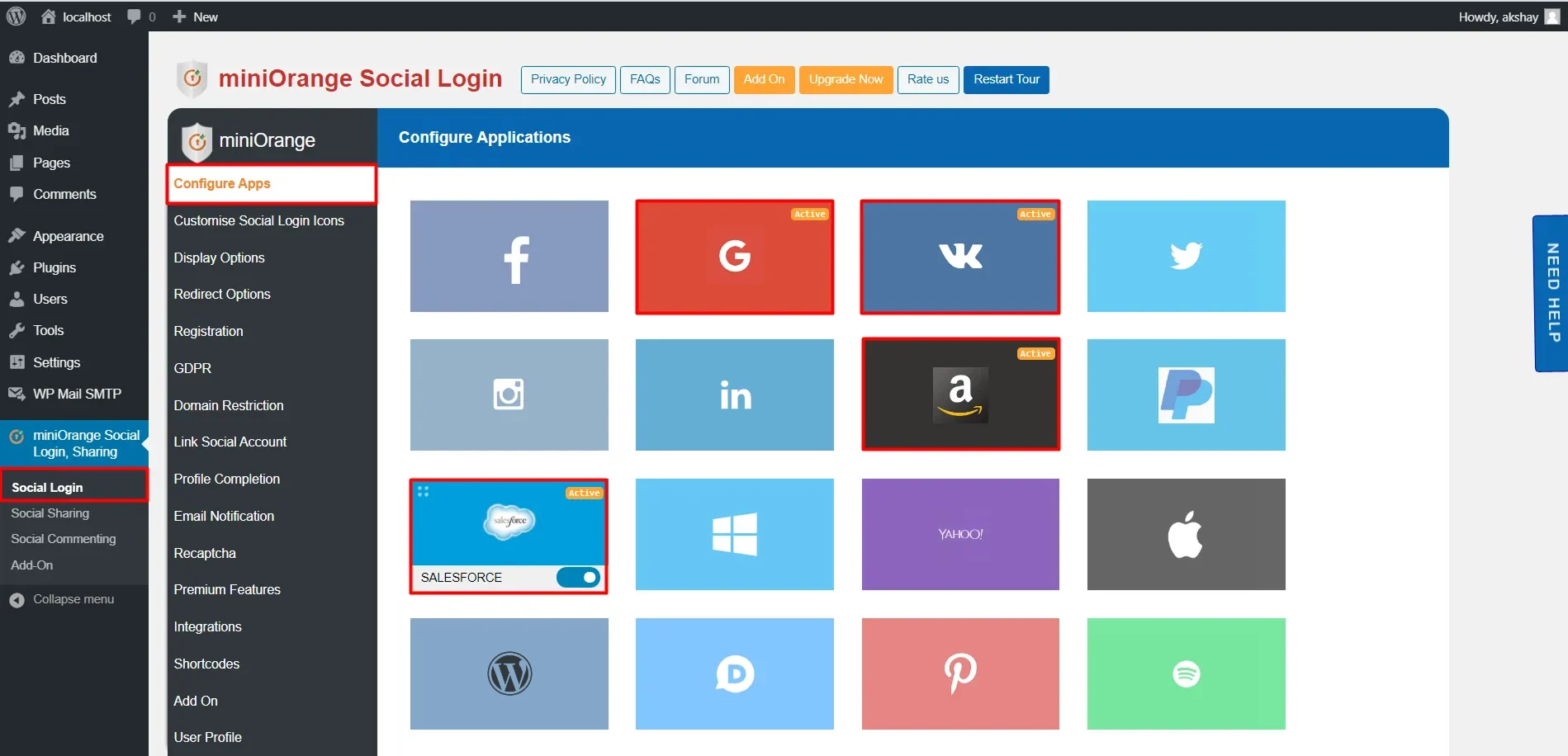 social login icon