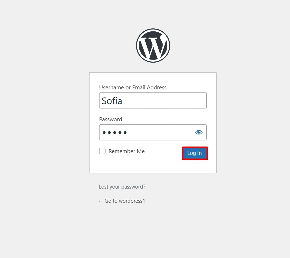 SSO 2FA - Click login button
