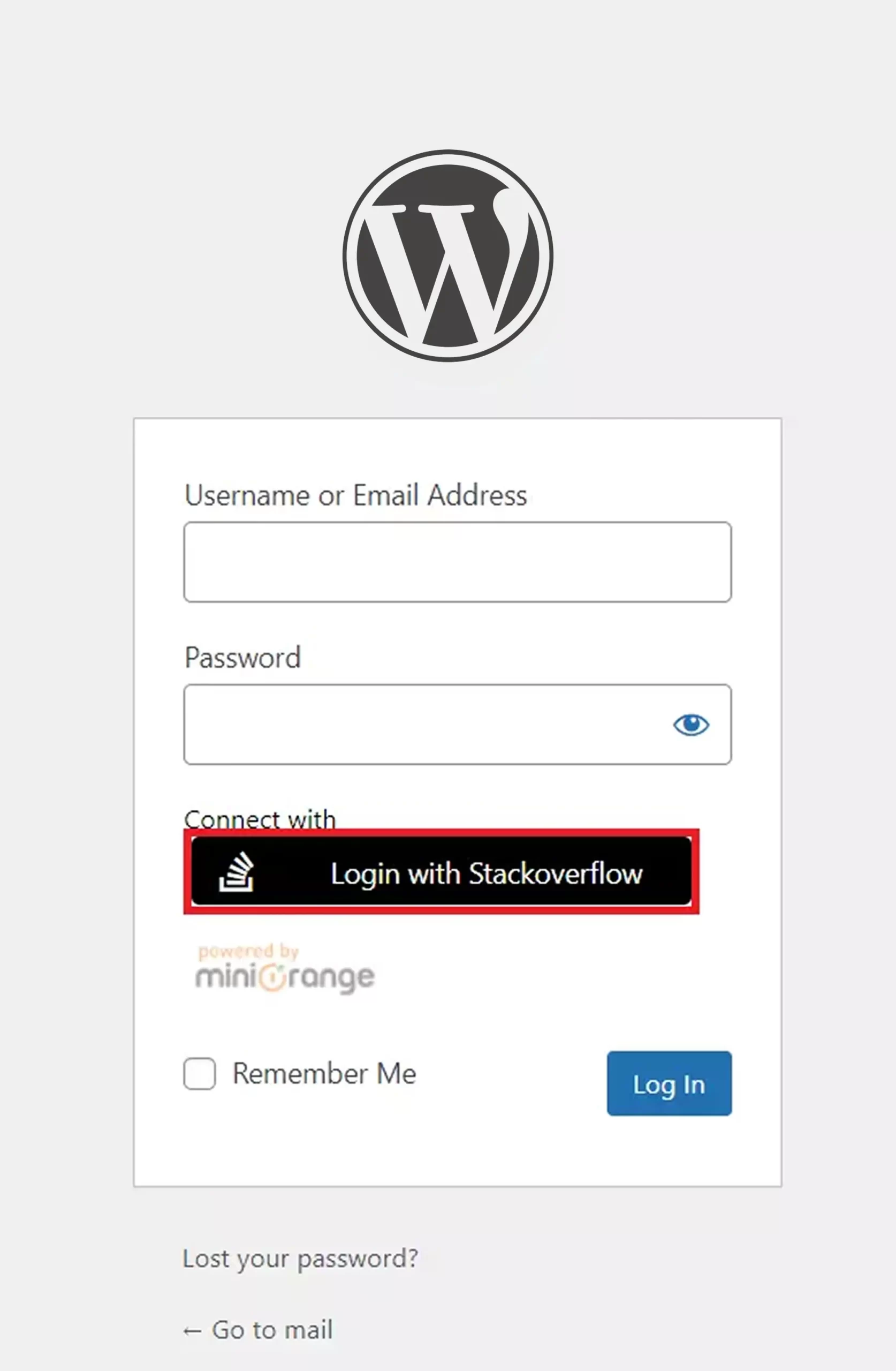 stackoverflow social login icon on stackoverflow login