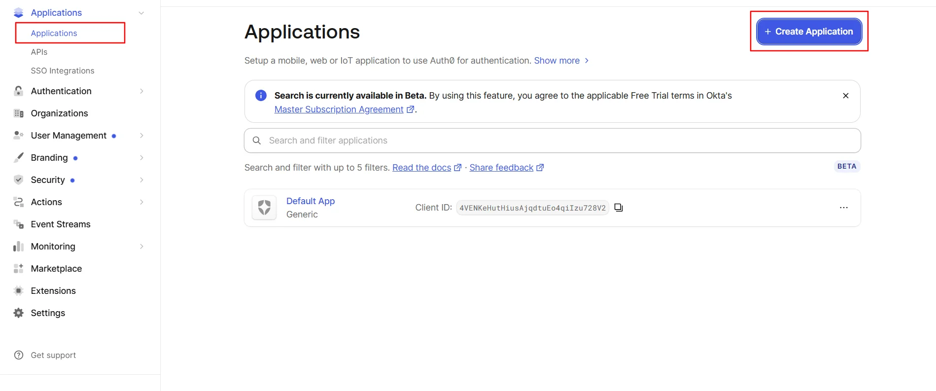 OAuth/OpenID/OIDC Single Sign-On (SSO),Auth0 SSO Login go to applications