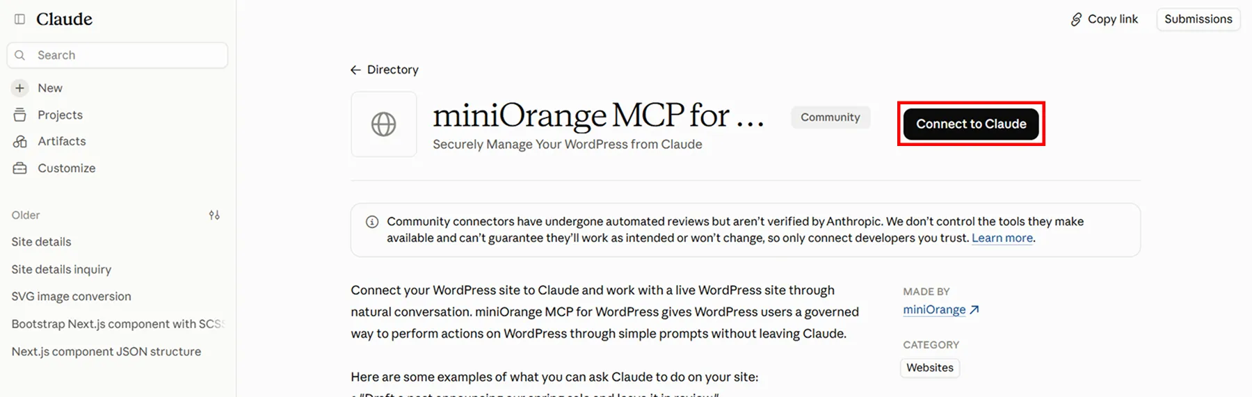 Connect WordPress to AI Agents using MCP | Connect to Claude