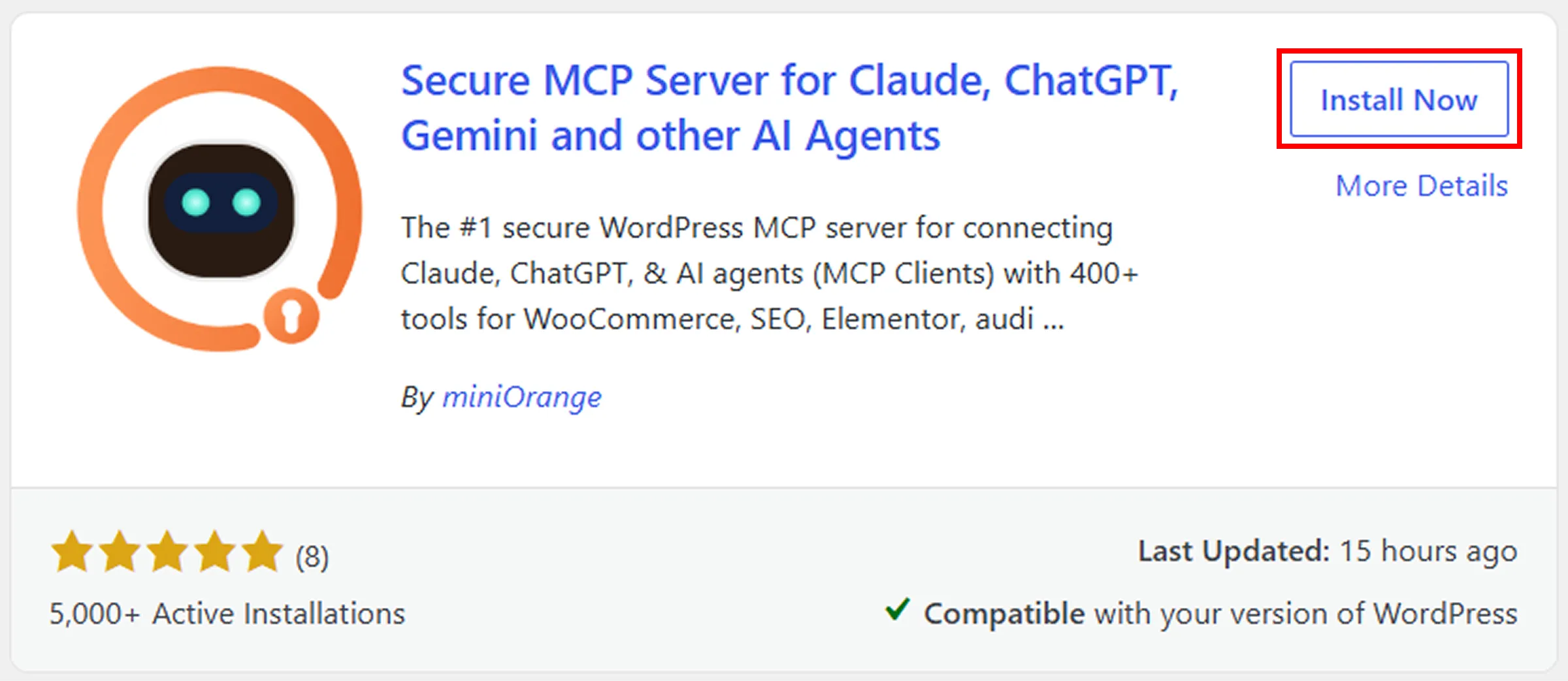 Connect WordPress to AI Agents using MCP | Install miniOrange Secure MCP Server