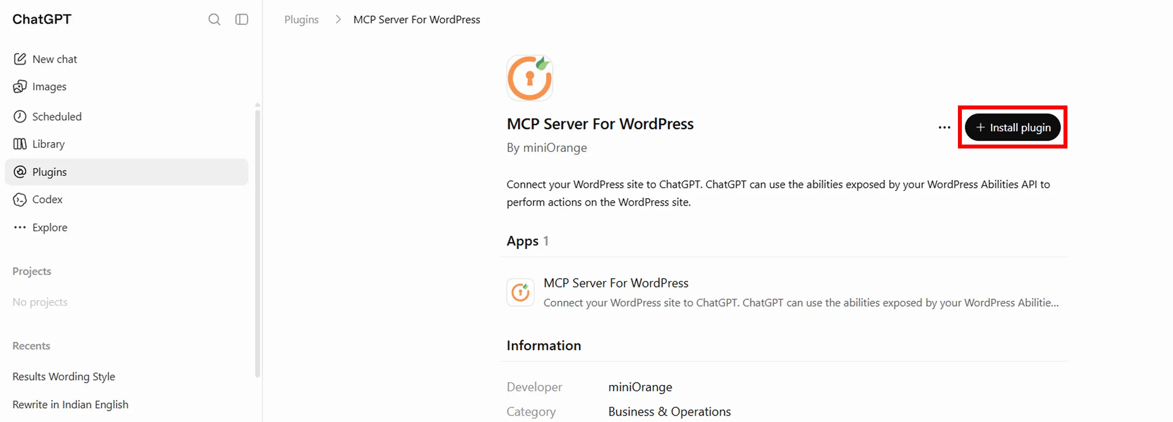 Connect ChatGPT to WordPress site | ChatGPT Install Plugin