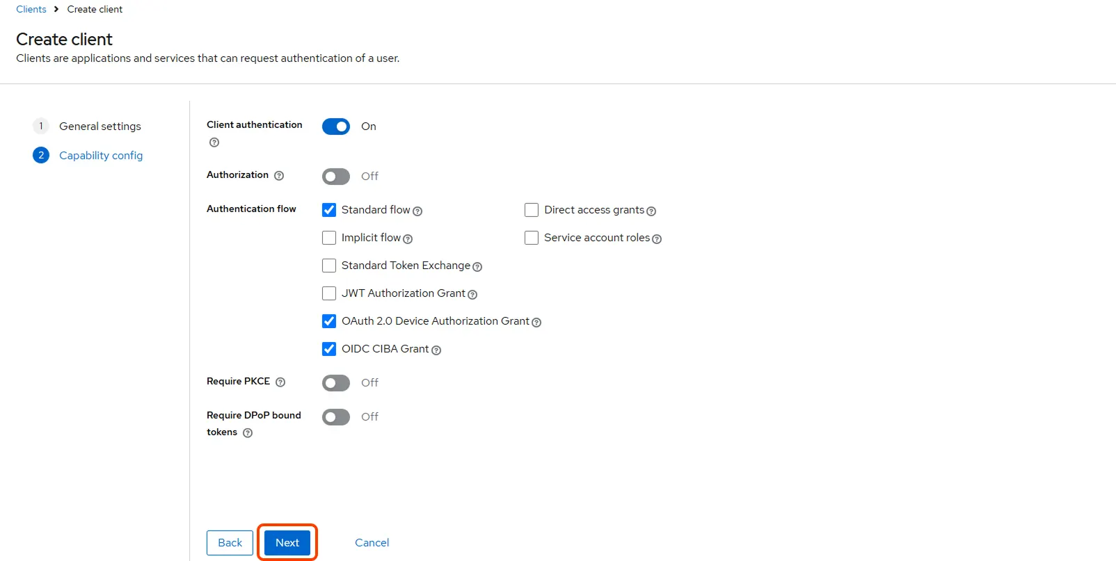 Keycloak SSO - Keycloak OAuth Single Sign-On - Enable toggle