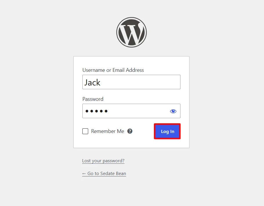 Telegram login with otp - enter username and password and login